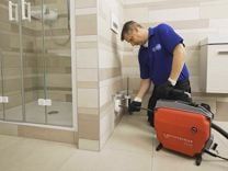 Механическая прочистка душевой кабины