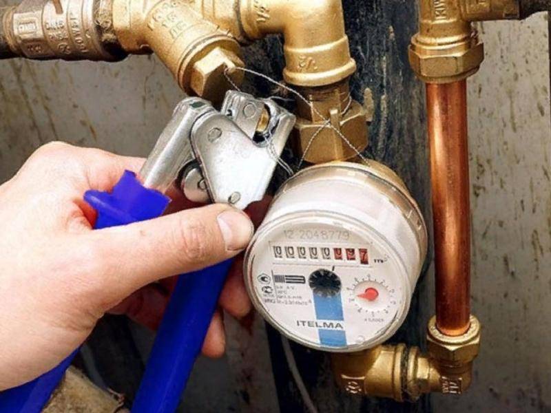 Опломбировка счетчиков воды